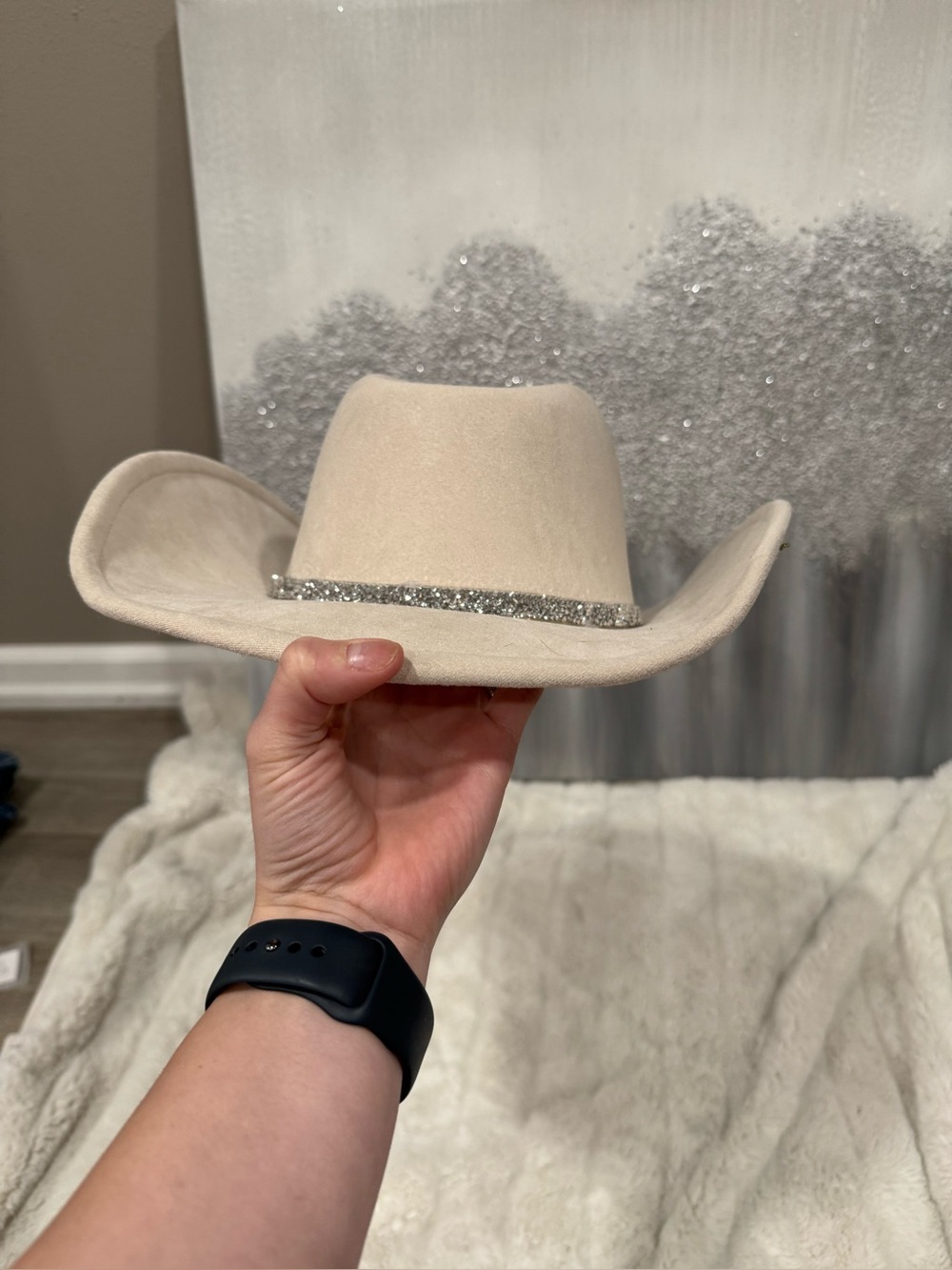Buckle Cream Star Embellished Cowboy Hat - Picture 4 of 8